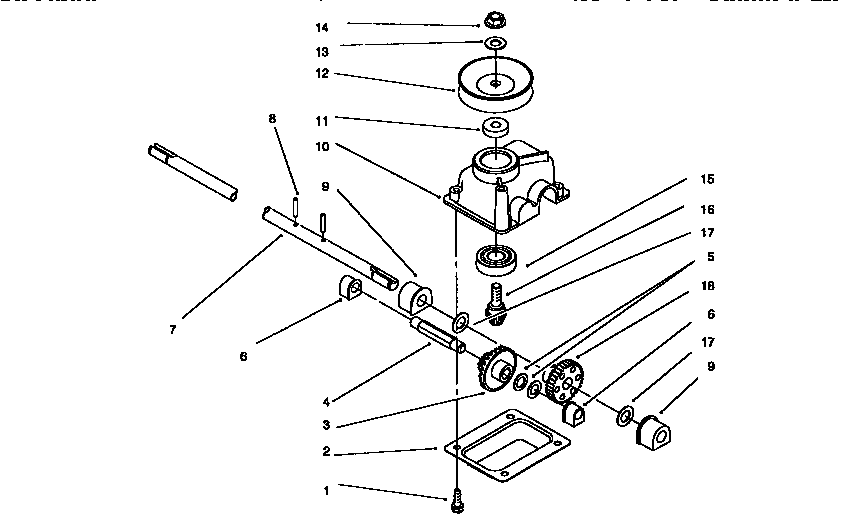 Gear case assembly