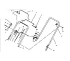 Lawn-Boy 10202-6900001 AND UP handle assembly diagram