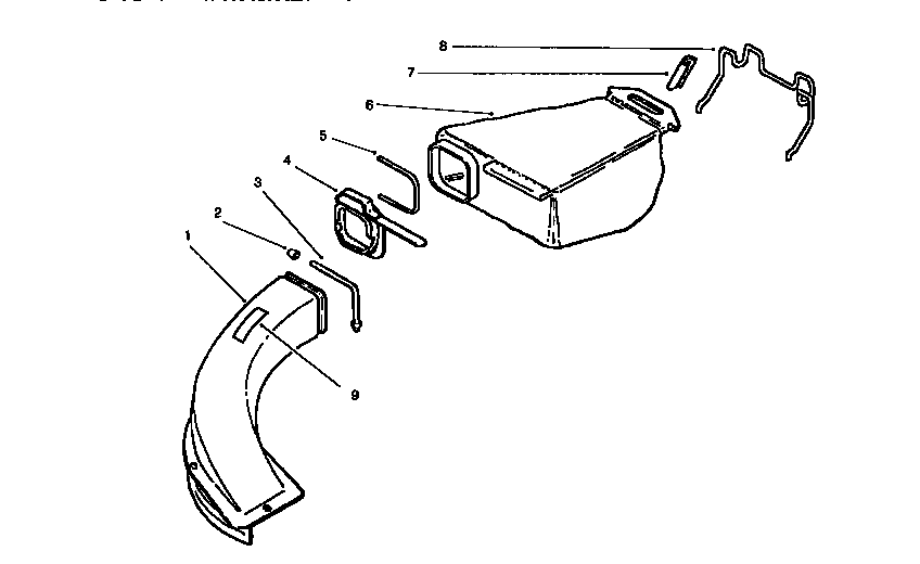Rear catcher asy (10310 only)