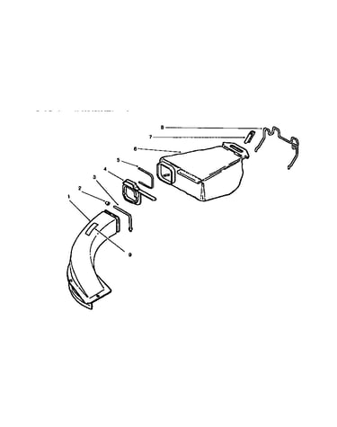 Rear catcher asy (10310 only)