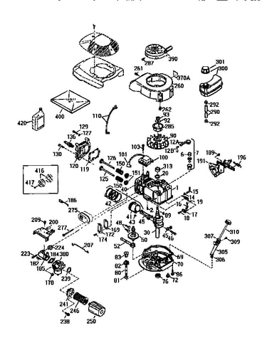 Engine tvs115-57905d (71,143)