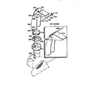 Craftsman 536886623 discharge chute assembly diagram