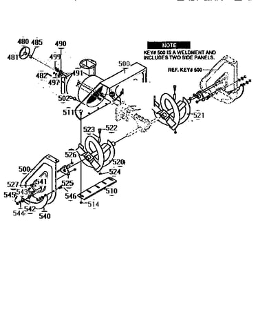 Auger housing assembly
