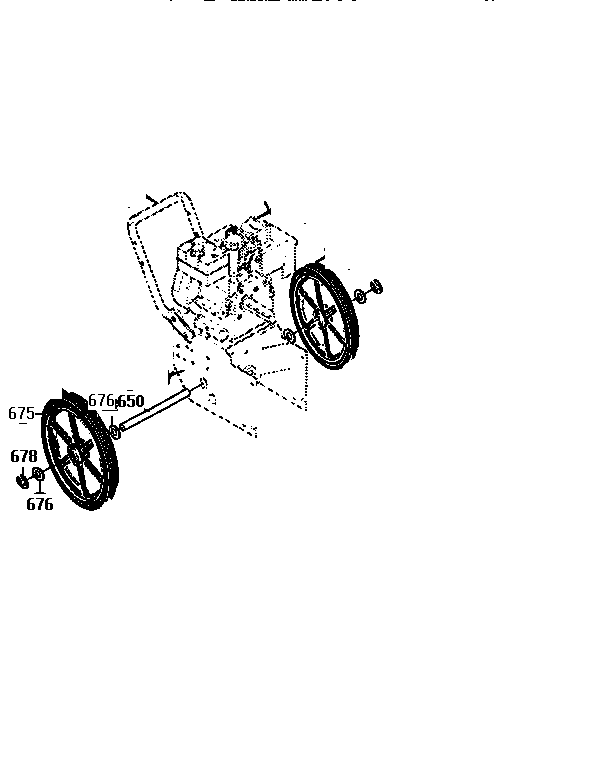 Wheels assembly