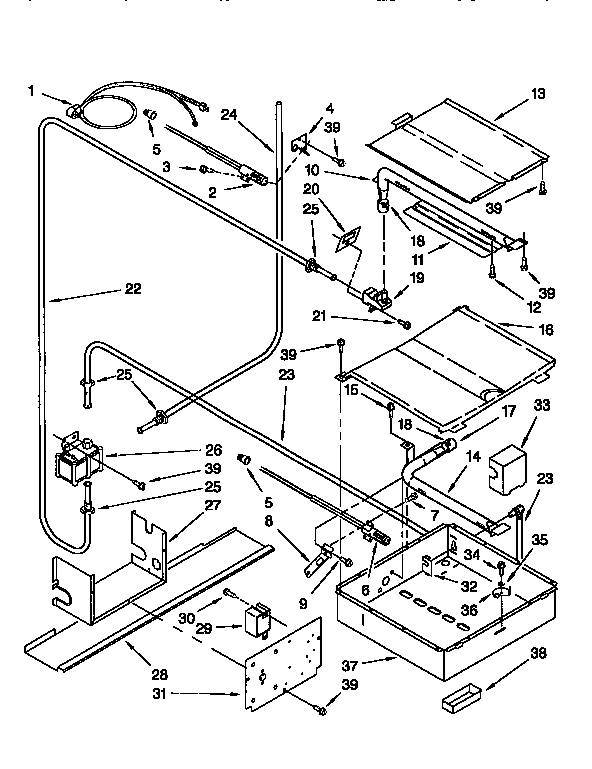 Broiler and oven burner