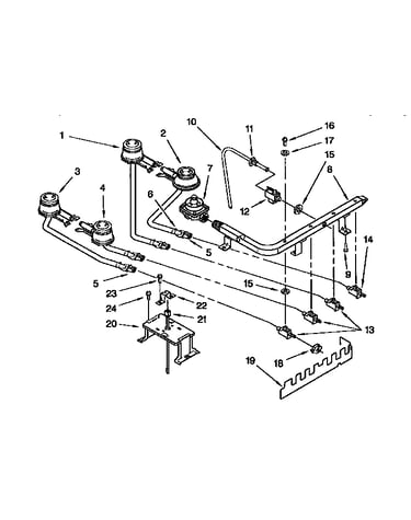 Manifold and burner