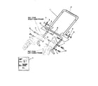 Craftsman 536883211 handle assembly diagram