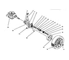 Lawn-Boy 10314-6900001 AND UP rear axle assembly diagram