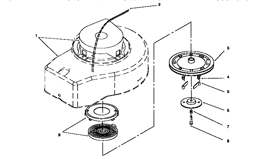Recoil starter assembly