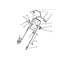 Lawn-Boy 10314-6900001 AND UP handle assembly diagram