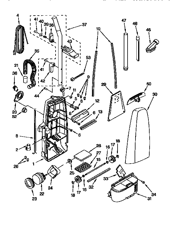 Dust compartment