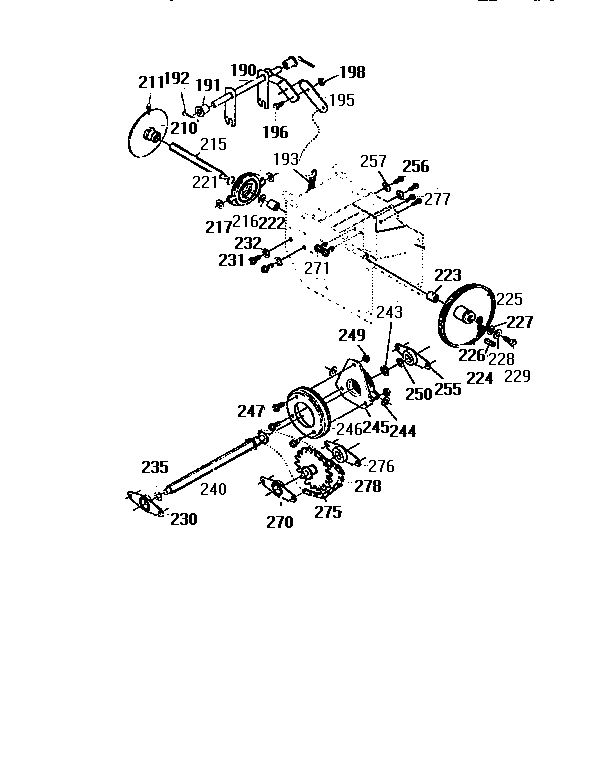 DRIVE COMPONENTS ASSEMBLY
