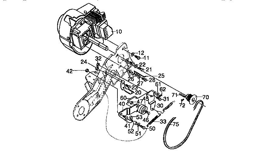 Engine/drive assembly