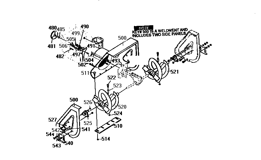 Auger housing assembly