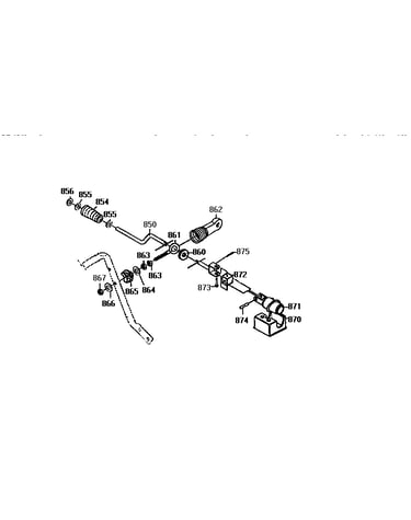 Chute control rod assembly