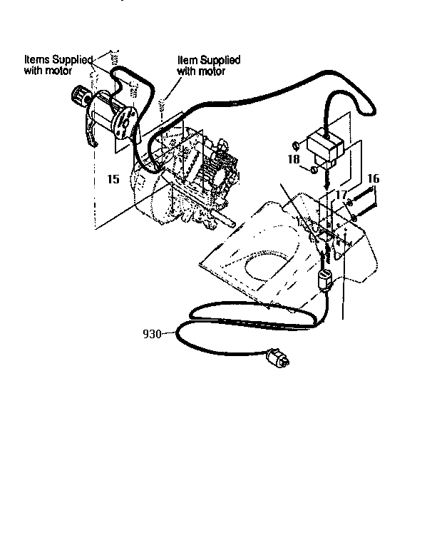 Electric start assembly