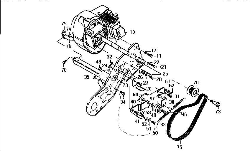 Engine/drive assembly