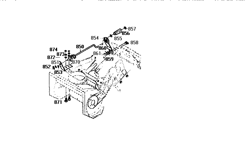 Chute rod assembly