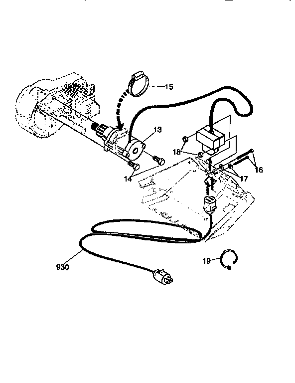 Electric start assembly