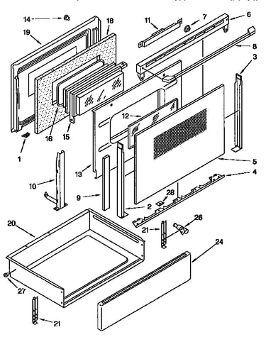 Door and drawer