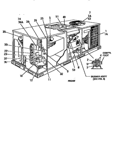 Single package gas/electric