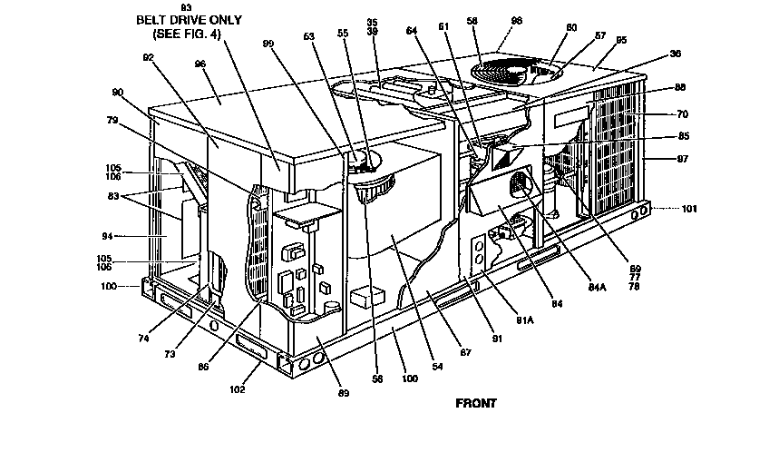 Single package gas/electric