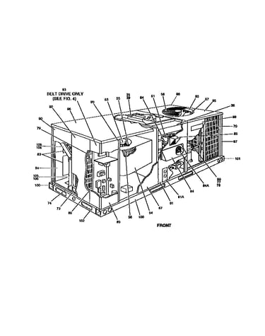 Single package gas/electric