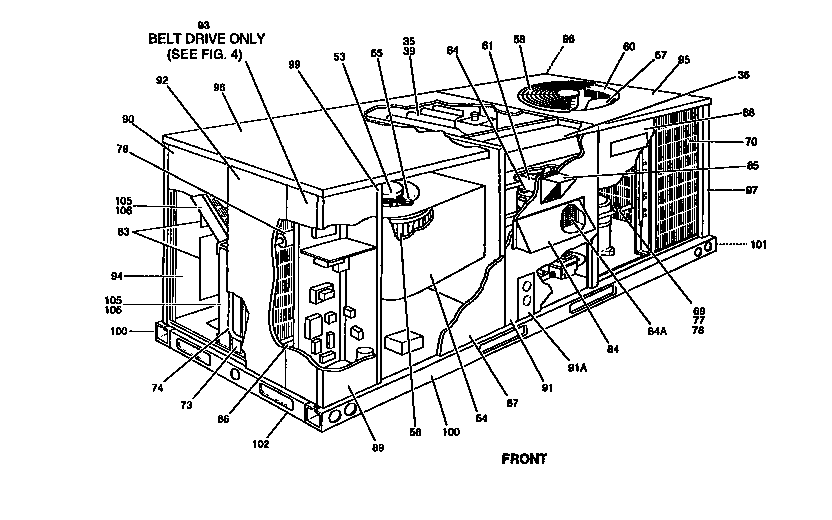 Single package gas/electric