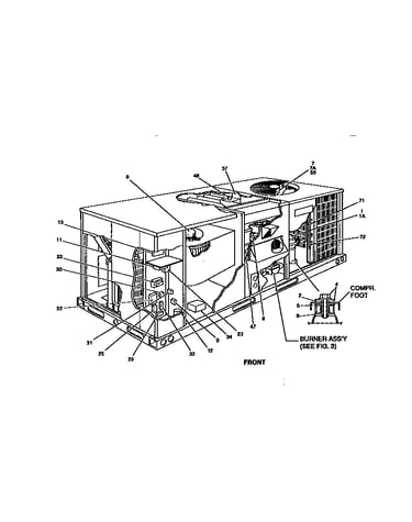 Single package gas/electric