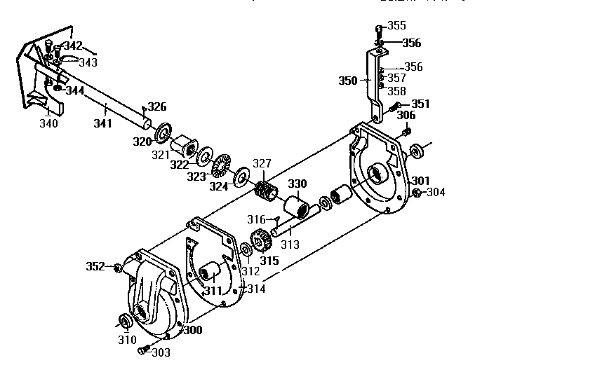 Gear case assembly