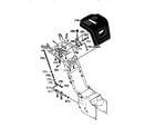 Craftsman 536886390 handle assembly diagram