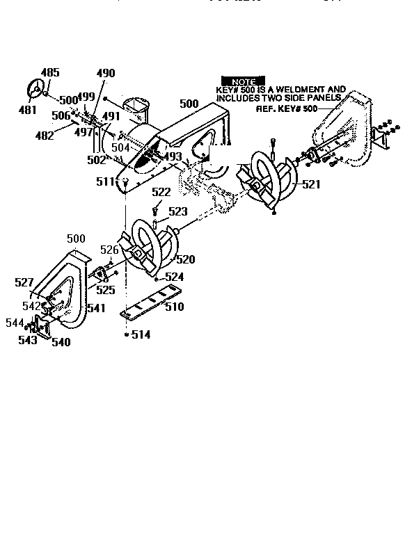 Auger housing assembly