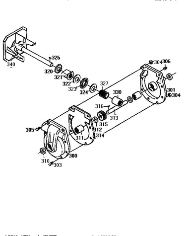 Gear case assembly