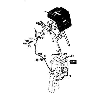 Remote chute assembly