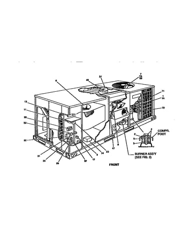 Single package gas/electric