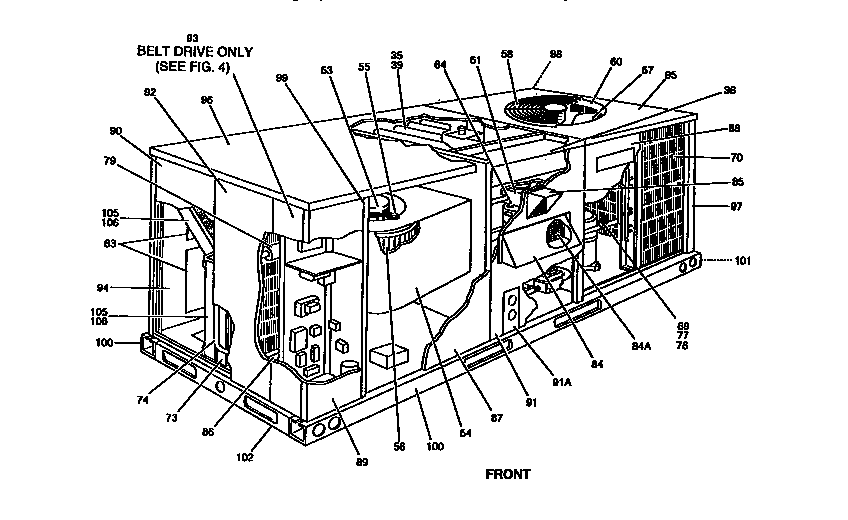 Single package gas/electric