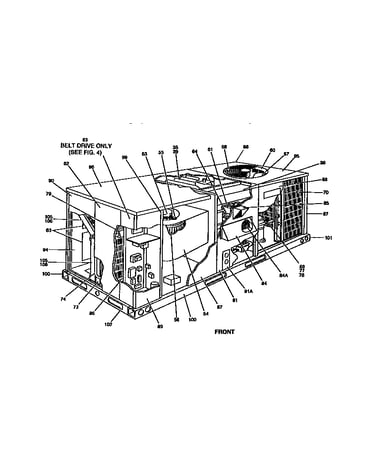 Single package gas/electric