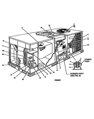 Single package gas/electric