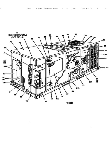 Single package gas/electric