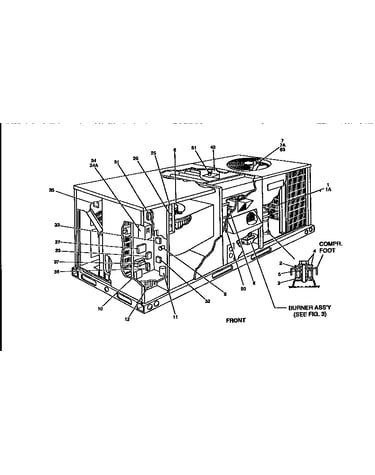 Single package gas/electric