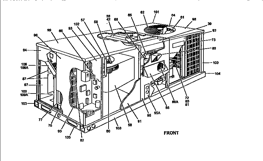 Single package gas/electric