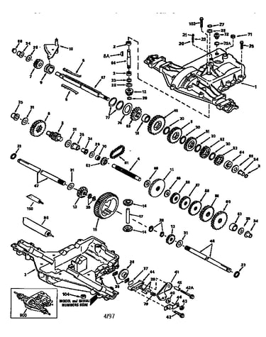 Transaxle model 930-054a