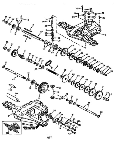 Transaxle model 930-055a