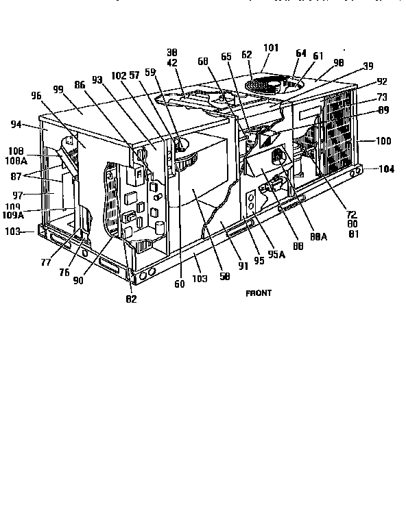 Single package gas/electric