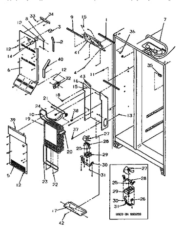 Evaporator and air handling