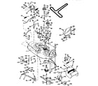 Craftsman 917258570 mower deck diagram