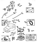 Flywheel assembly and blower housing
