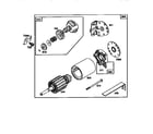 Briggs & Stratton 28R707-0648-A1 motor and drive starter diagram