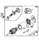 Motor and drive starter