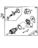 Motor and drive starter